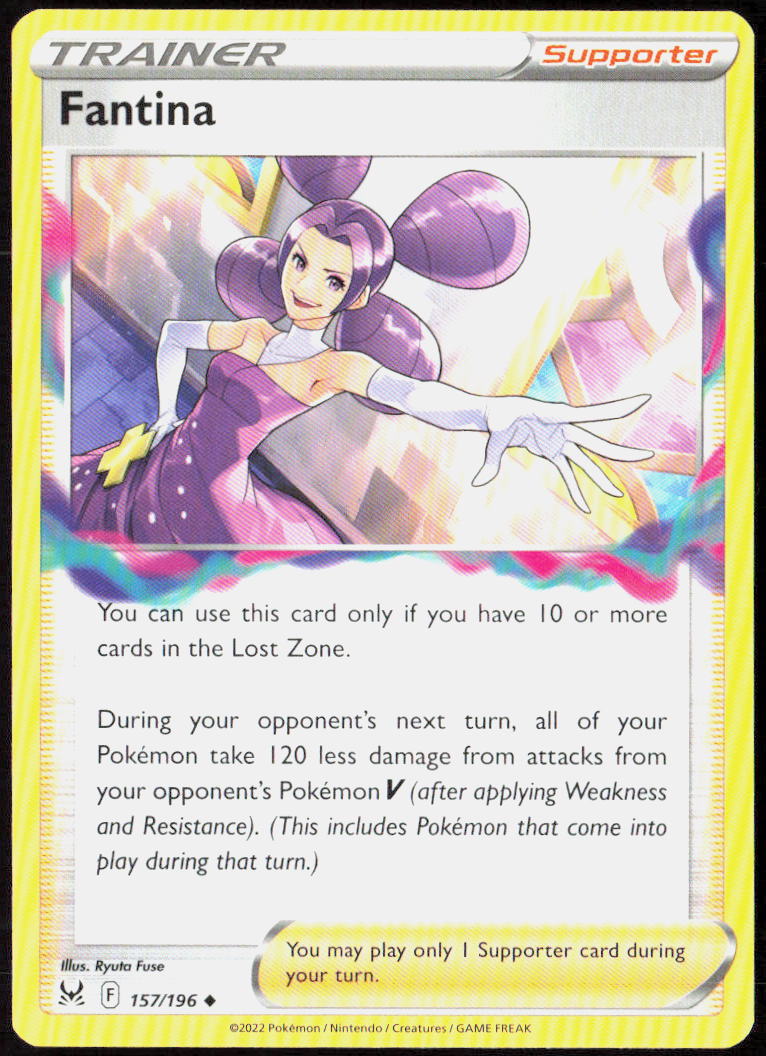 Fantina 157/196 SWSH11: Lost Origin Pokemon TCG LP