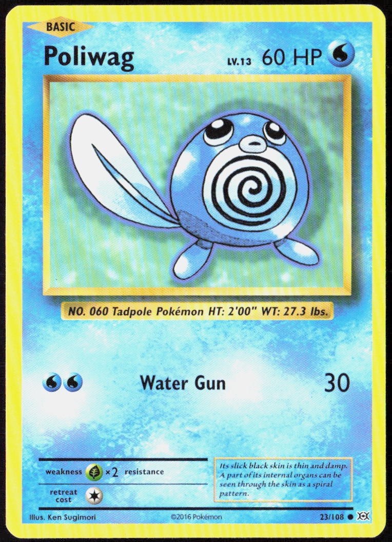 Poliwag 23/108 XY - Evolutions LP
