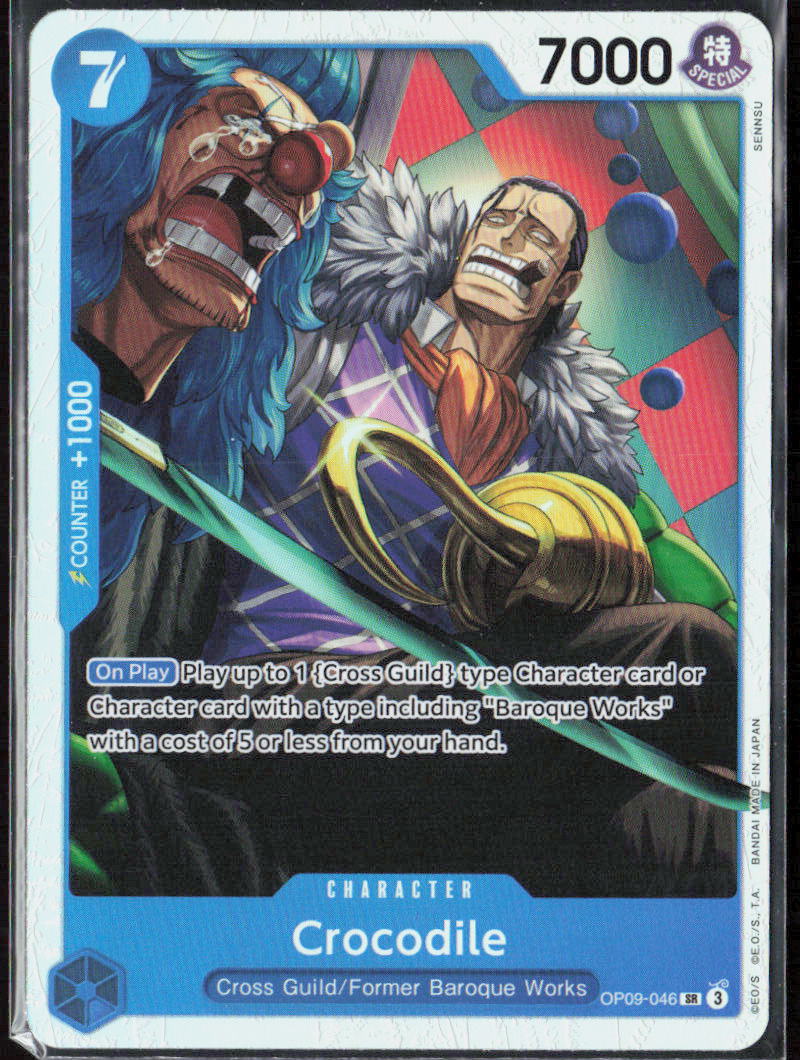 Crocodile (046) Foil OP09-046 Emperors in the New World One Piece CCG NM