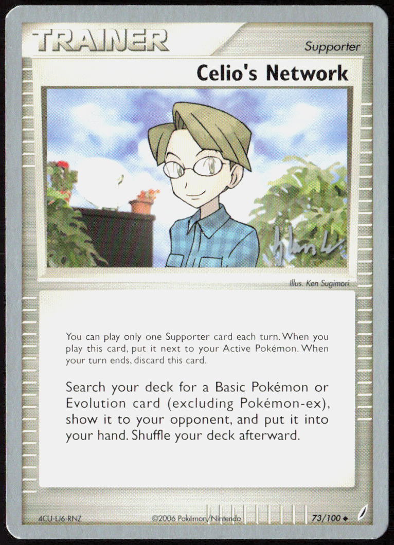 Celio's Network - 2008 (Dylan Lefavour) 73/100 World Championship Decks Pokemon TCG NM