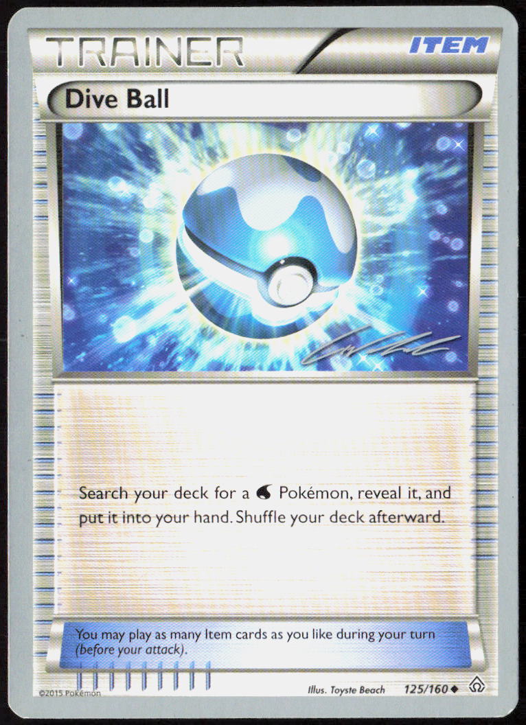 Dive Ball - 2016 (Cody Walinski) 125/160 World Championship Decks Pokemon TCG NM