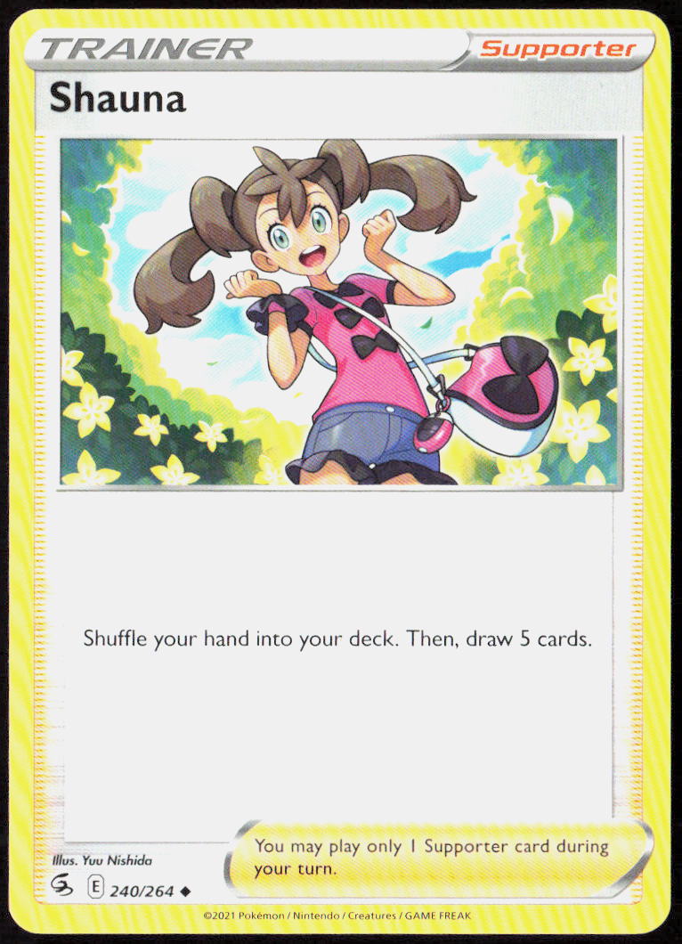 Shauna 240/264 SWSH08: Fusion Strike Pokemon TCG LP