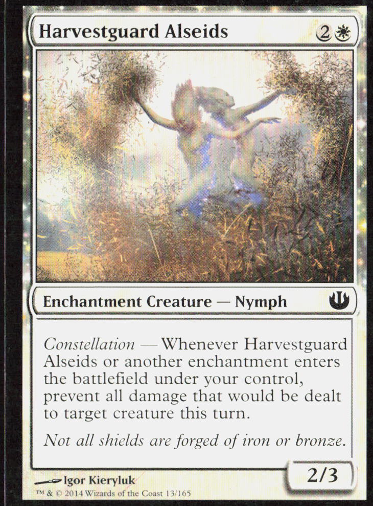 Harvestguard Alseids 13 Journey Into Nyx Magic: The Gathering LP