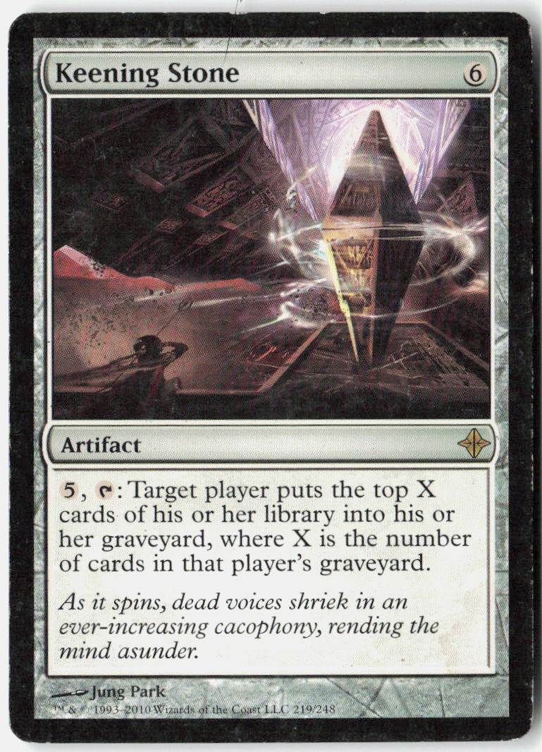 Keening Stone 219 Rise of the Eldrazi Magic: The Gathering LP