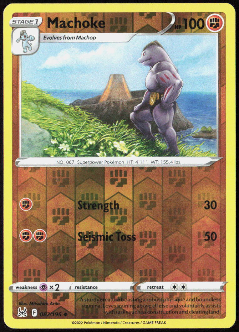 Machoke 087/196 SWSH11: Lost Origin Pokemon TCG LP