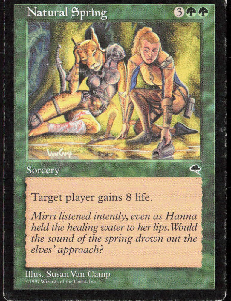 Natural Spring 239 Tempest Magic: The Gathering LP