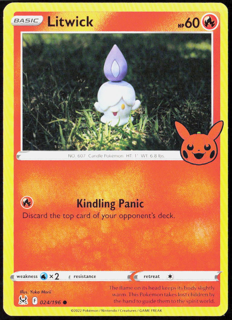 Litwick 024/196 Trick or Trade BOOster 2023 Pokemon TCG LP