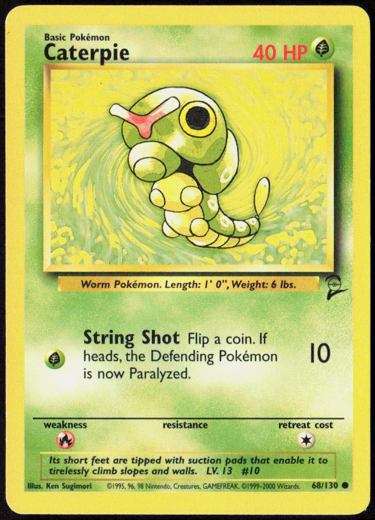 Caterpie 068/130 Base Set 2 Pokemon TCG LP