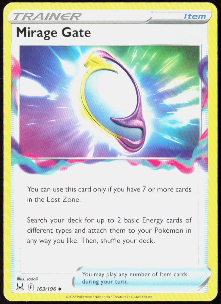 Mirage Gate 163/196 SWSH11: Lost Origin Pokemon TCG LP