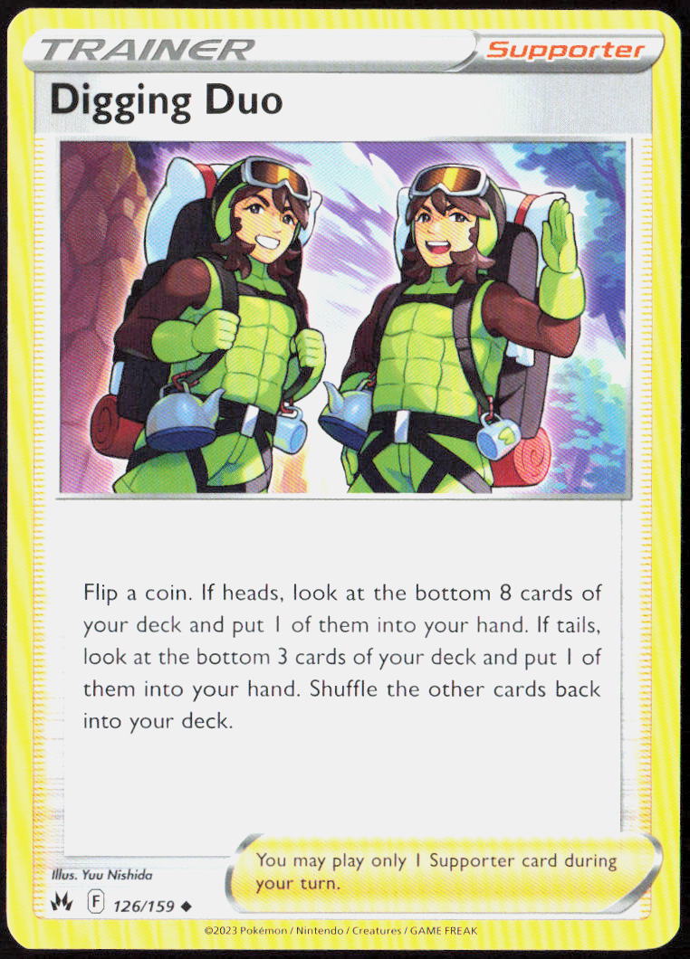 Digging Duo 126/159 SWSH: Crown Zenith Pokemon TCG LP