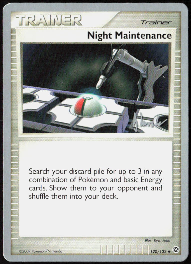 Night Maintenance - 2008 (Dylan Lefavour) 120/132 World Championship Decks Pokemon TCG NM
