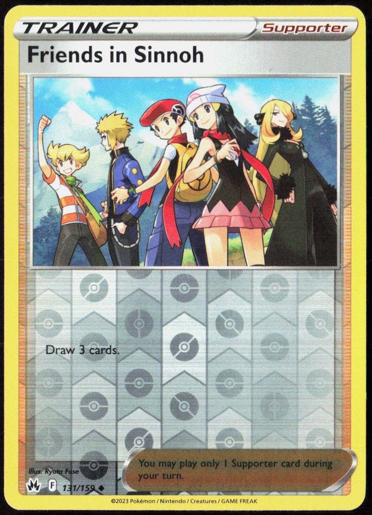 Friends in Sinnoh 131/159 SWSH: Crown Zenith Pokemon TCG LP