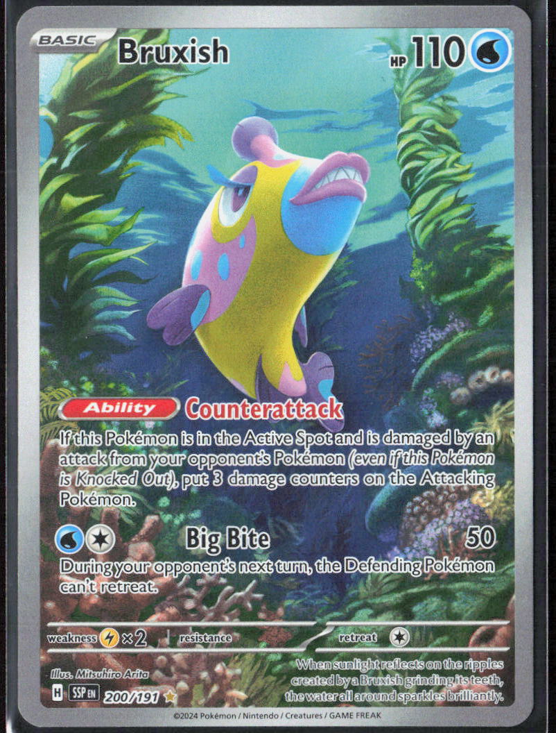 Bruxish Holo 200/191 SV08: Surging Sparks NM