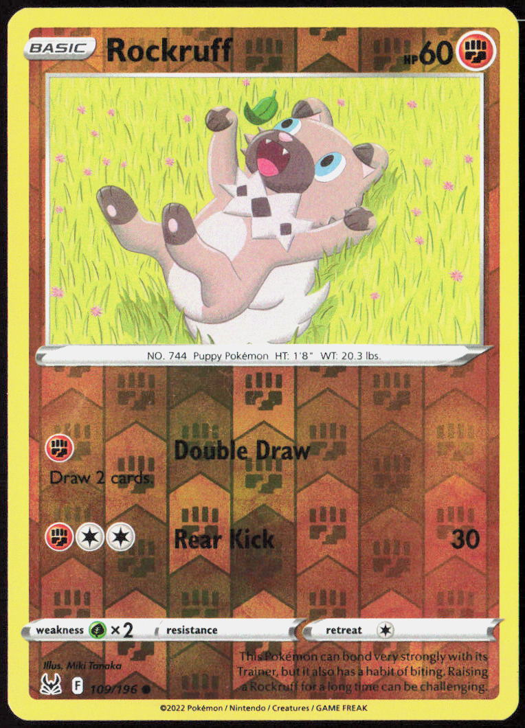 Rockruff 109/196 SWSH11: Lost Origin Pokemon TCG LP
