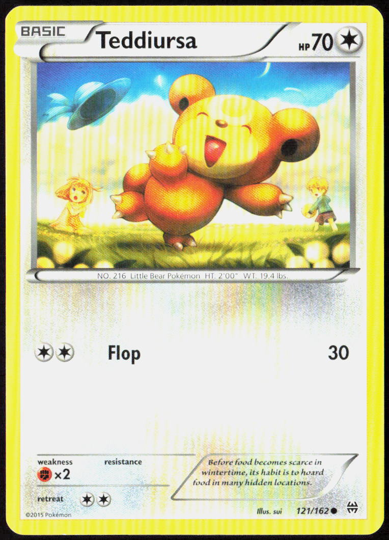 Teddiursa 121/162 XY - BREAKthrough Pokemon TCG LP