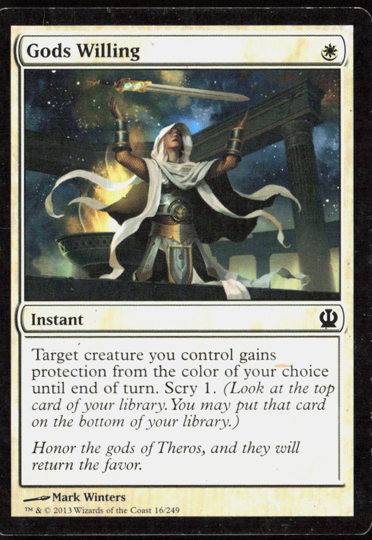 Gods Willing 16 Theros Magic: The Gathering LP