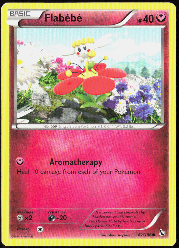Flabebe (62) 62/106 XY - Flashfire Pokemon TCG LP