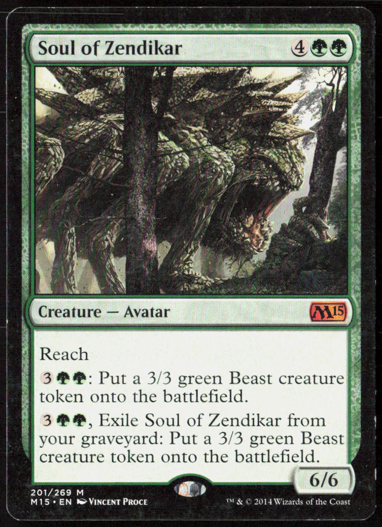 Soul of Zendikar 201 Magic 2015 (M15) Magic: The Gathering LP