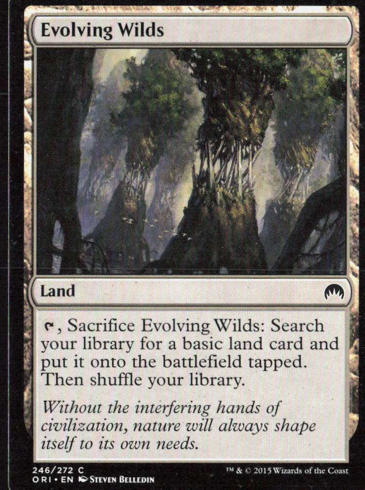 Evolving Wilds 246 Magic Origins Magic: The Gathering LP