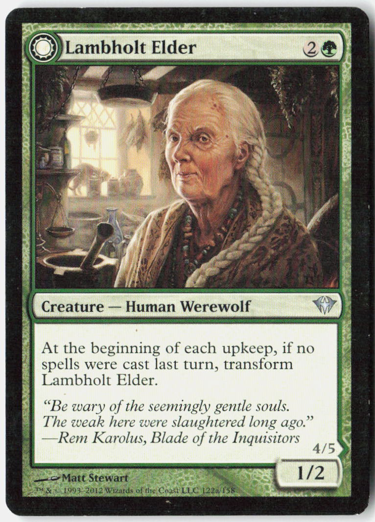 Lambholt Elder 122 Dark Ascension Magic: The Gathering LP