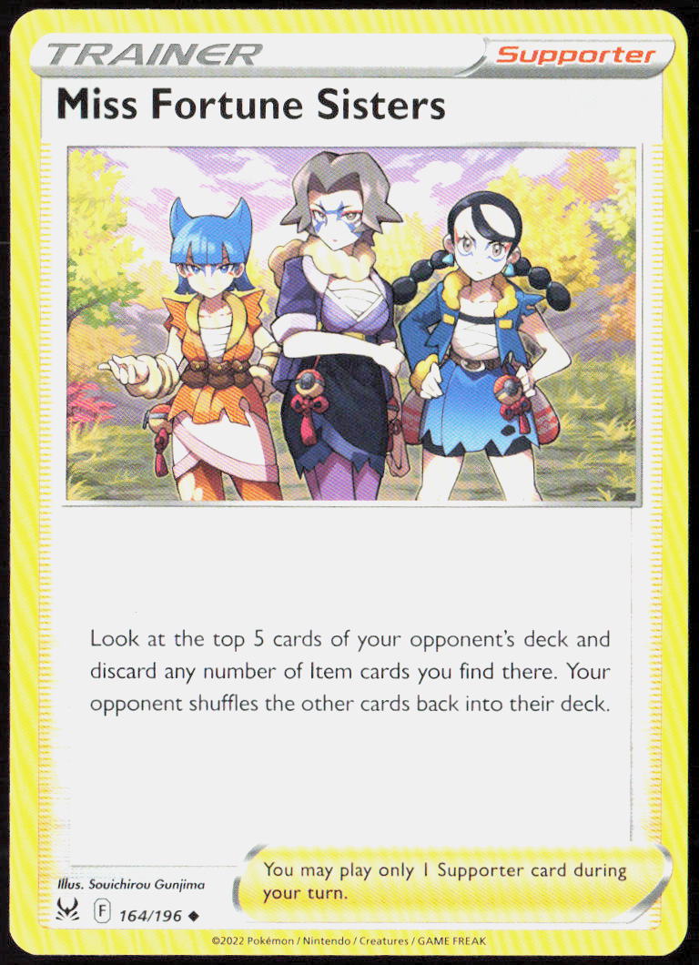 Miss Fortune Sisters 164/196 SWSH11: Lost Origin Pokemon TCG LP