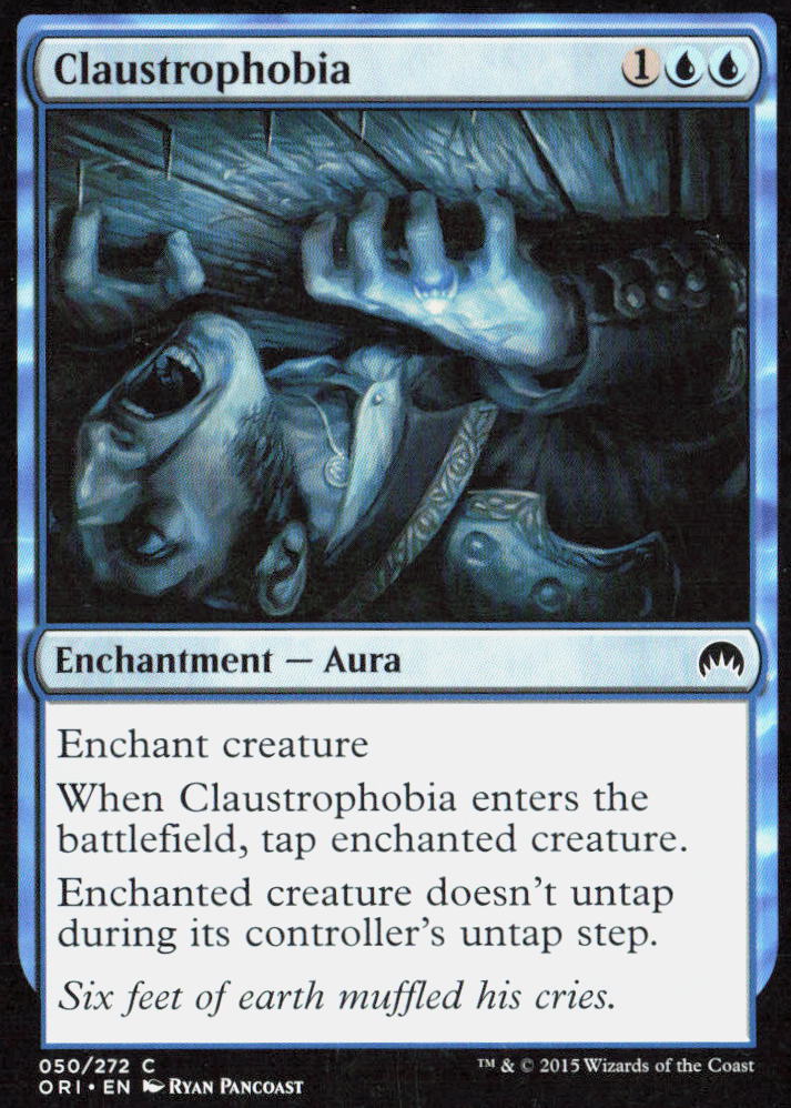 Claustrophobia 50 Magic Origins Magic: The Gathering LP