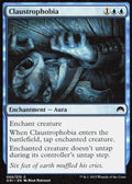 Claustrophobia 50 Magic Origins Magic: The Gathering LP
