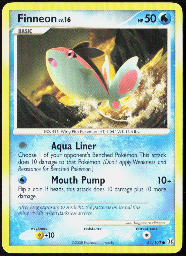 Finneon 61/100 Stormfront Pokemon TCG LP