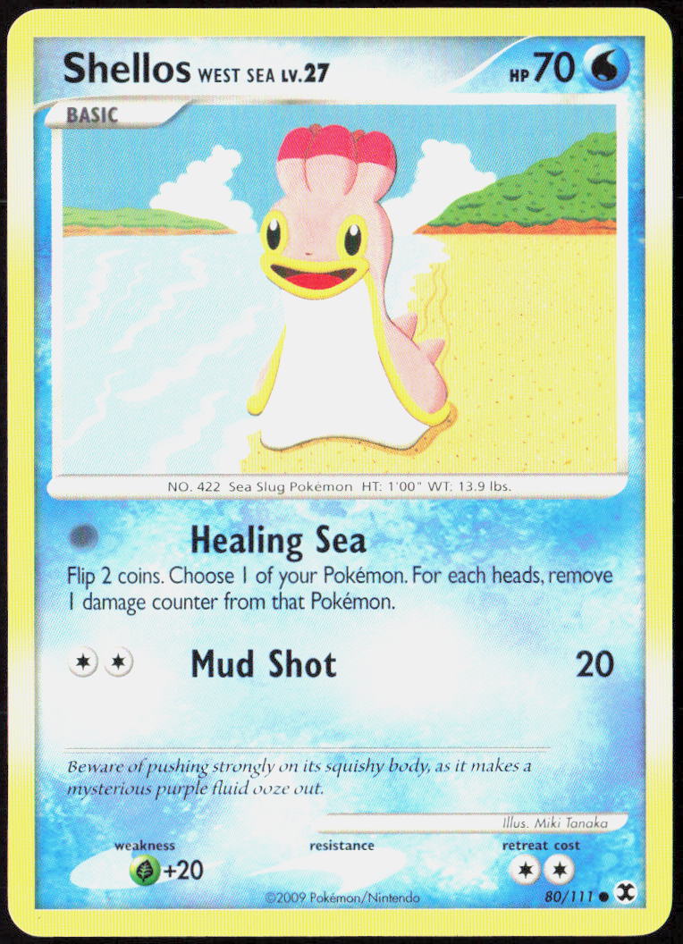 Shellos West Sea 80/111 Rising Rivals Pokemon TCG LP