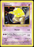 Drowzee 1st Edition 049/102 Base Set (Shadowless) Pokemon TCG LP