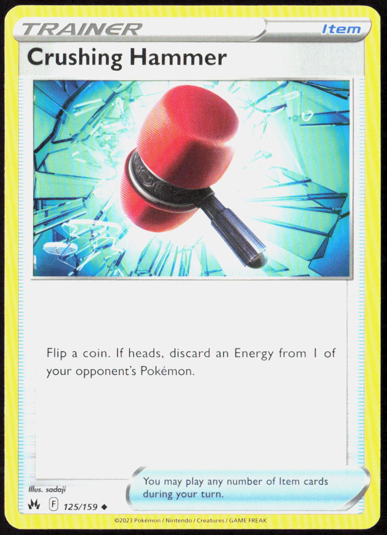Crushing Hammer 125/159 SWSH: Crown Zenith Pokemon TCG LP