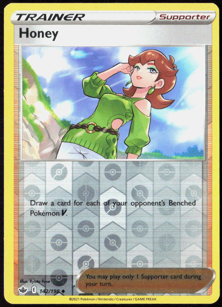 Honey Reverse Holo 142/198 SWSH06: Chilling Reign LP