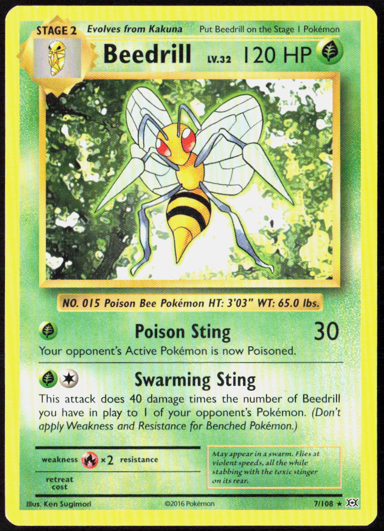 Beedrill 7/108 XY - Evolutions LP