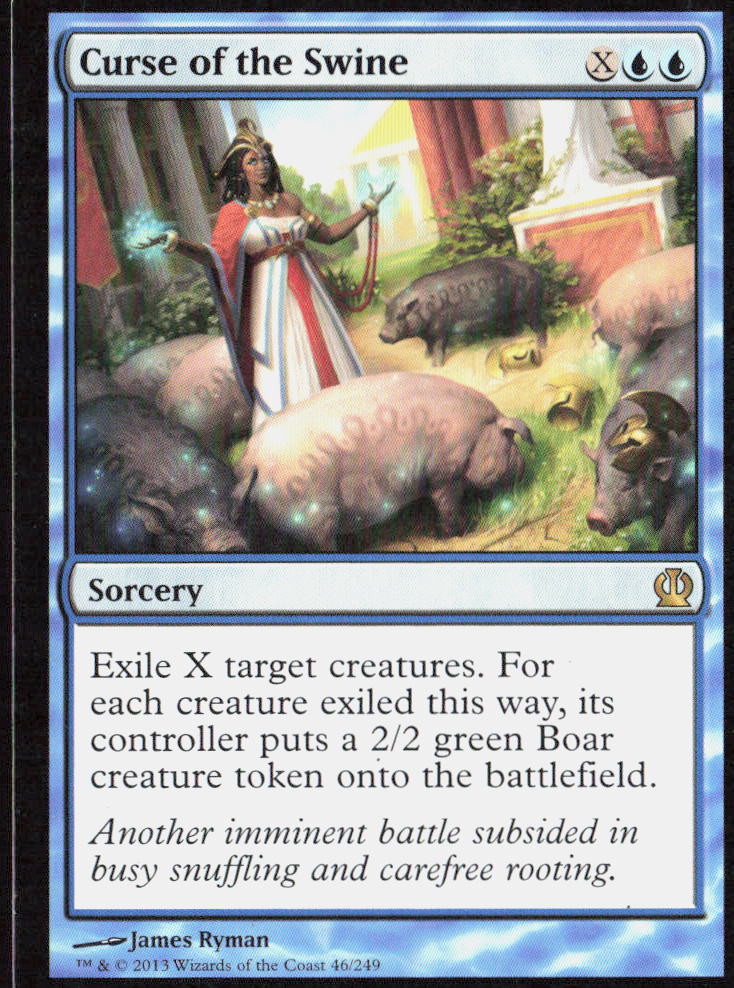 Curse of the Swine 46 Theros Magic: The Gathering LP