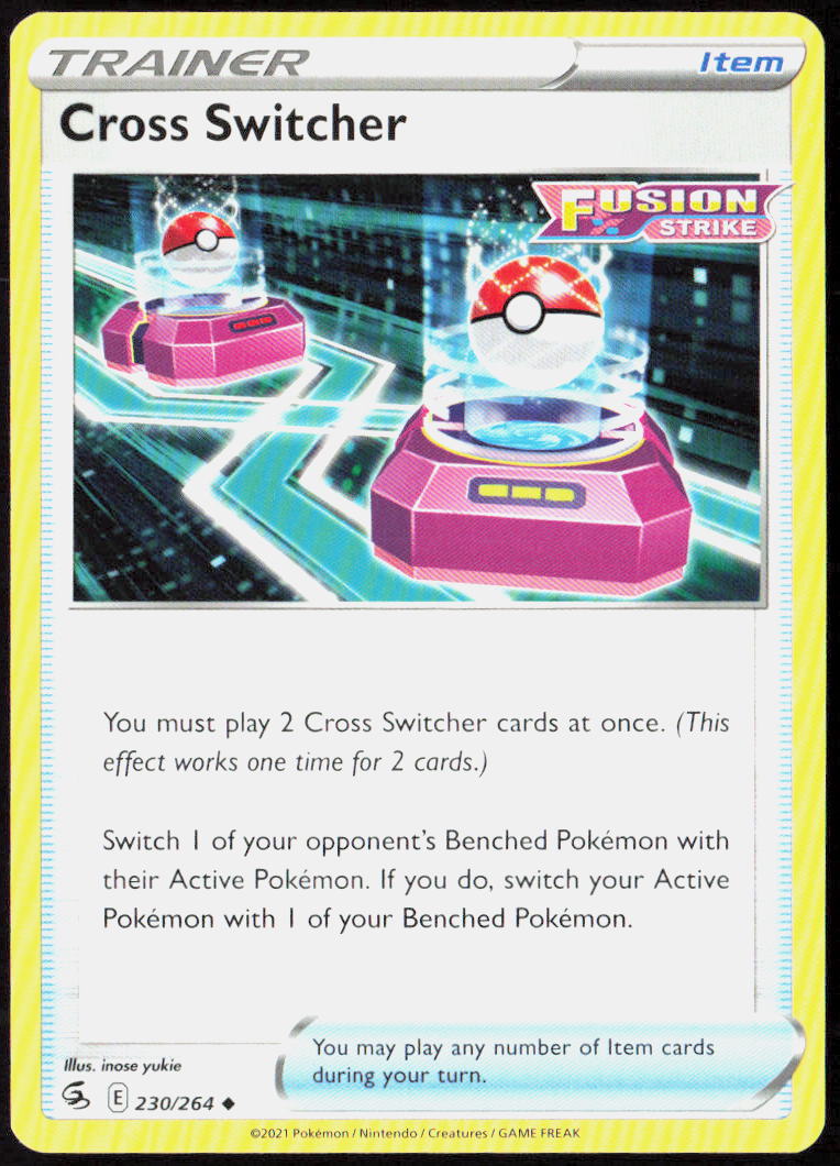 Cross Switcher 230/264 SWSH08: Fusion Strike Pokemon TCG LP