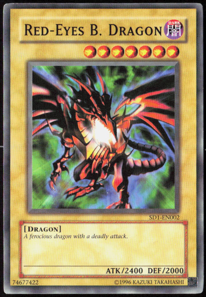 Red-Eyes B. Dragon Unlimited SD1-EN002 Structure Deck: Dragon's Roar Yu-Gi-Oh! TCG LP