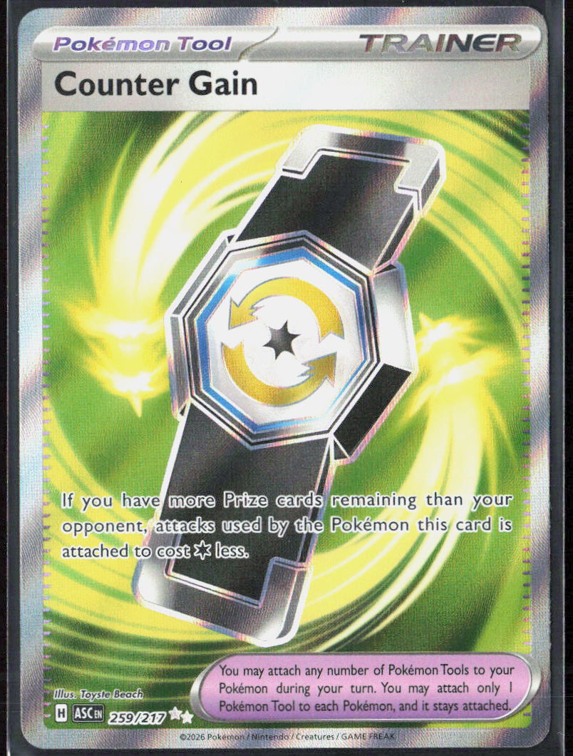 Counter Gain Holo 259/217 ME: Ascended Heroes Pokemon TCG NM