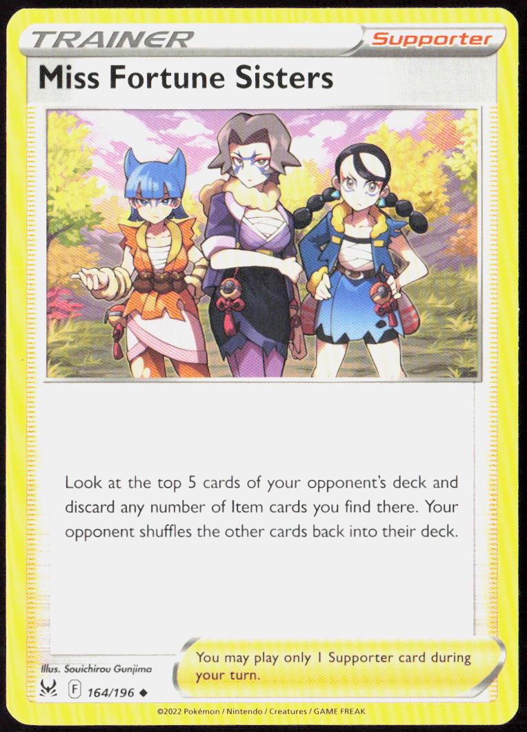 Miss Fortune Sisters 164/196 SWSH11: Lost Origin Pokemon TCG LP