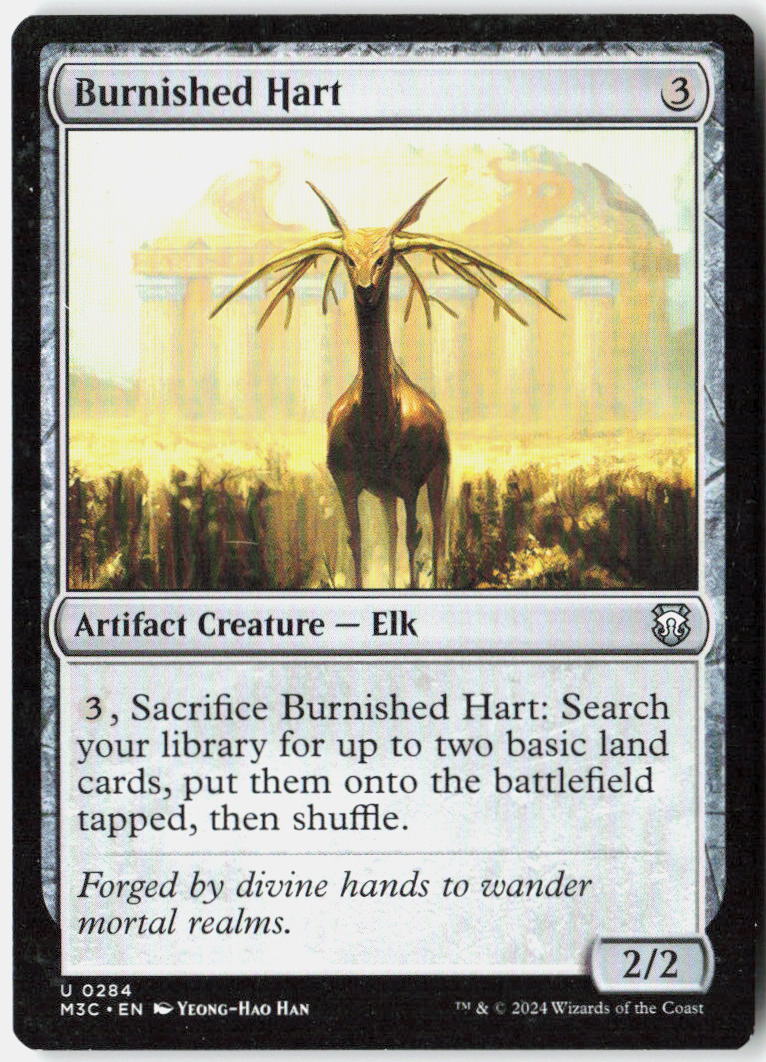 Burnished Hart 284 Commander: Modern Horizons 3 Magic: The Gathering LP