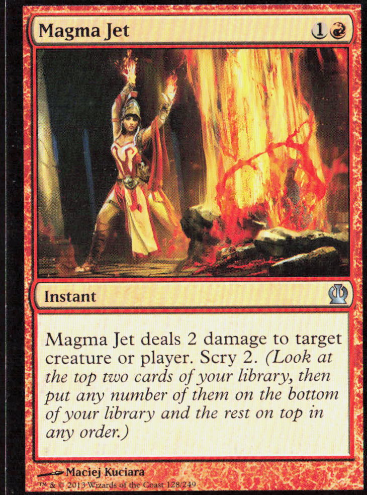 Magma Jet 128 Theros Magic: The Gathering LP