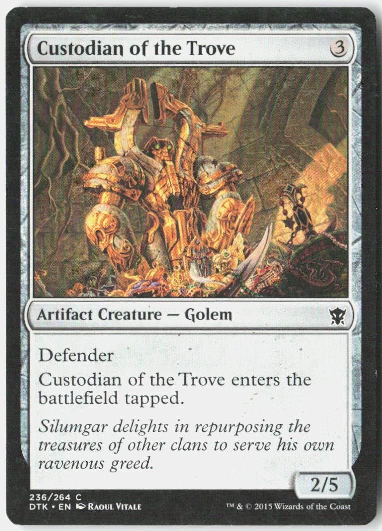 Custodian of the Trove 236 Dragons of Tarkir Magic: The Gathering LP