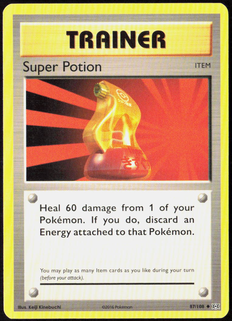 Super Potion 87/108 XY - Evolutions LP