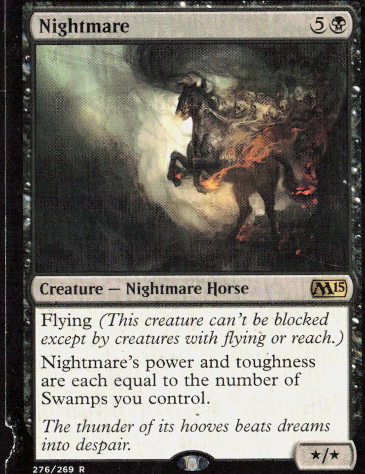 Nightmare 276 Magic 2015 (M15) Magic: The Gathering LP