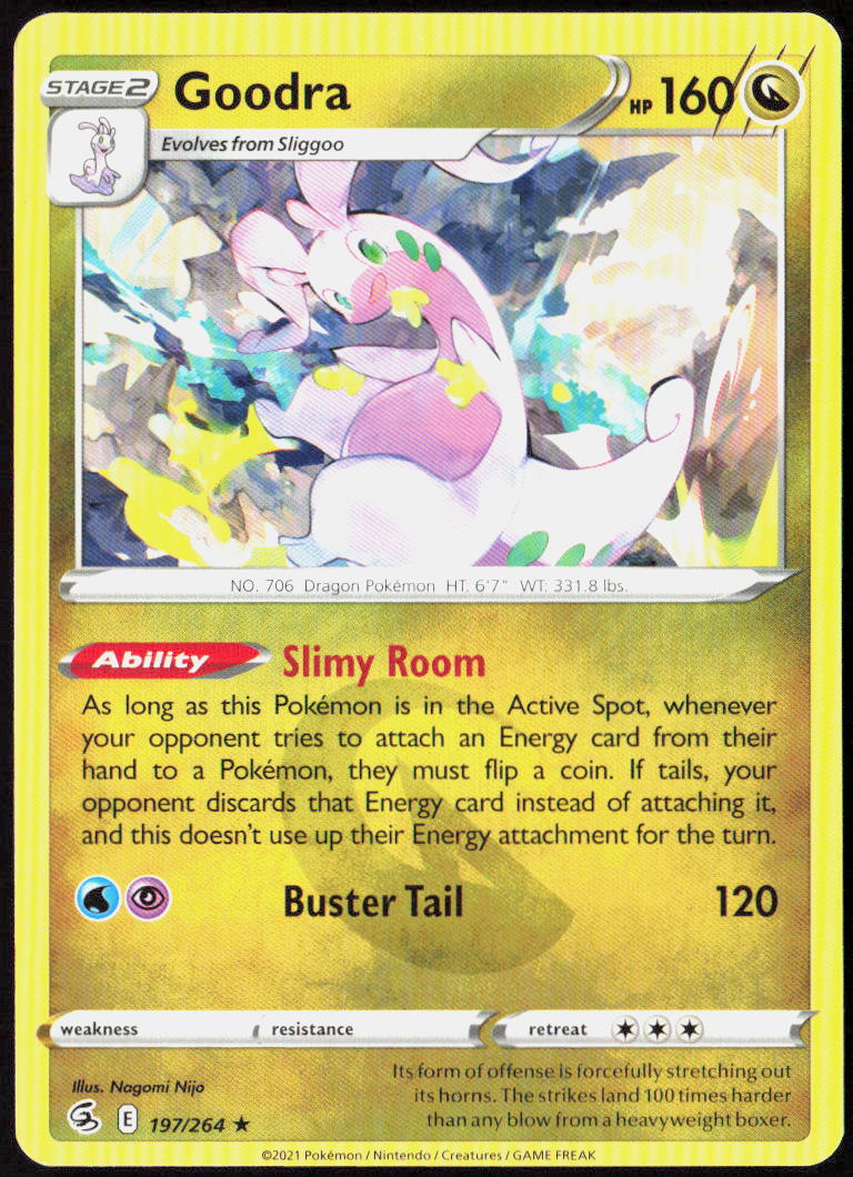 Goodra 197/264 SWSH08: Fusion Strike Pokemon TCG LP