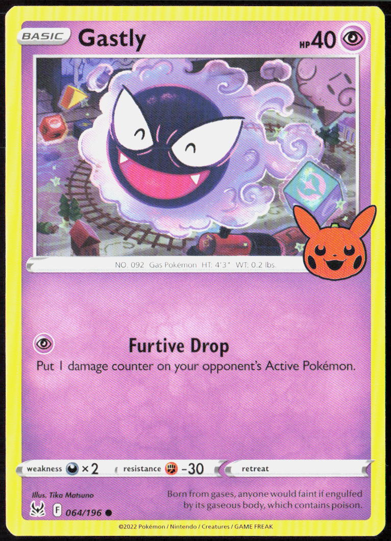 Gastly 064/196 Trick or Trade BOOster 2023 Pokemon TCG LP