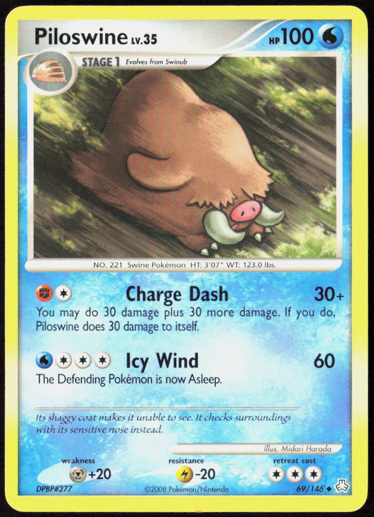 Piloswine 69/146 Legends Awakened Pokemon TCG LP