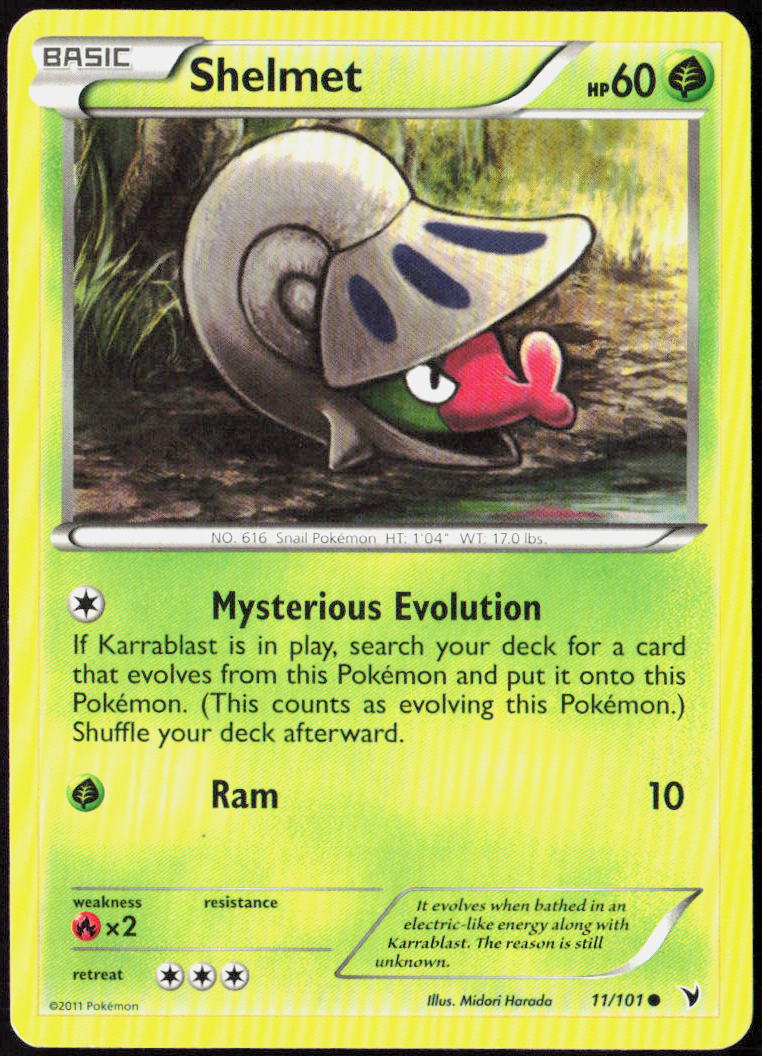 Shelmet 11/101 Noble Victories Pokemon TCG LP