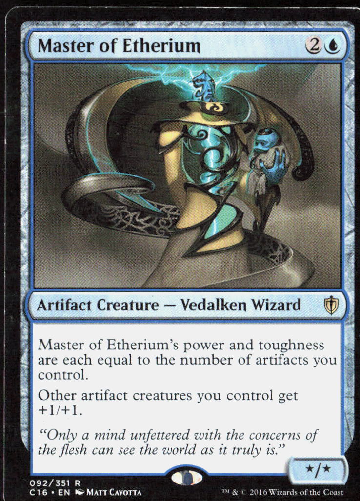 Master of Etherium 92 Commander 2016 Magic: The Gathering LP