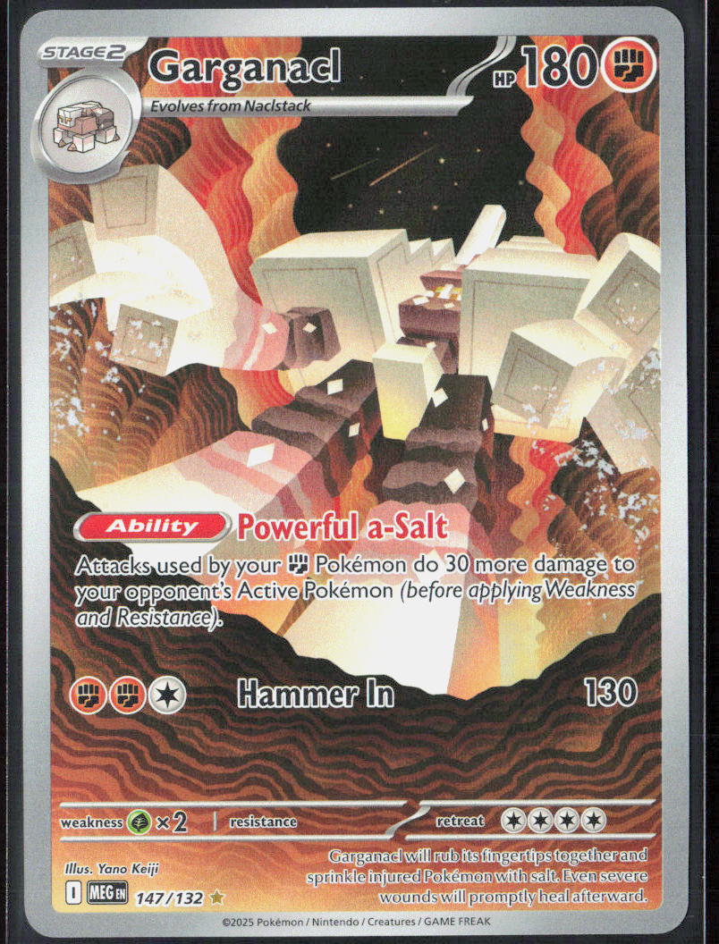 Garganacl Holo 147/132 ME01: Mega Evolution NM