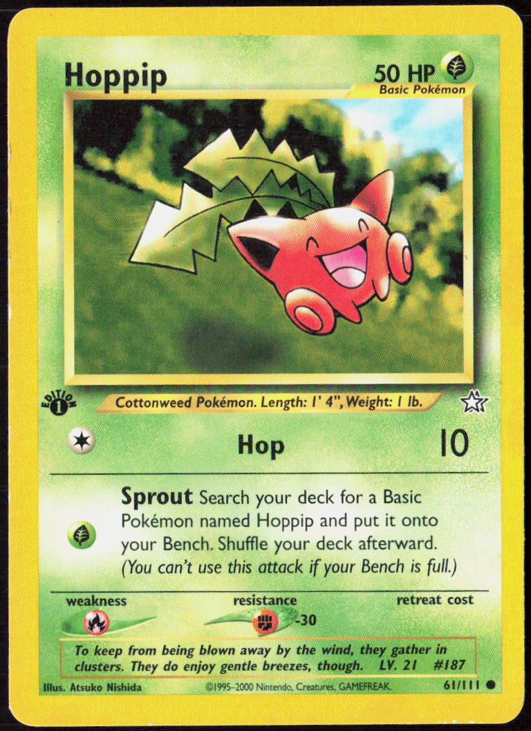 Hoppip 1st Edition 061/111 Neo Genesis LP